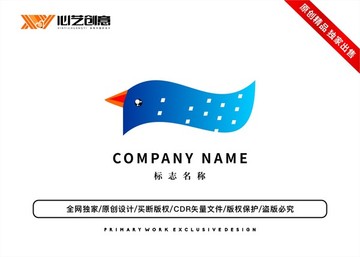 生活用品动物小鸟标志logo