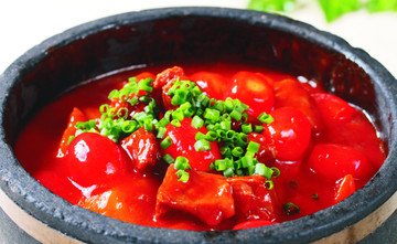 石锅番茄牛肉