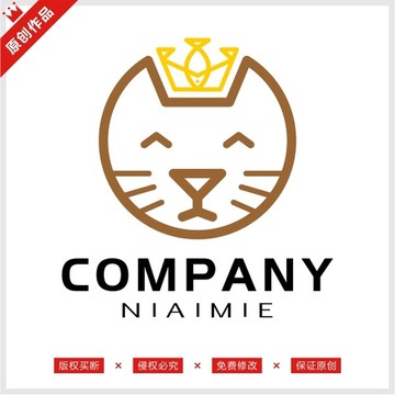 猫咪猫粮标志LOGO