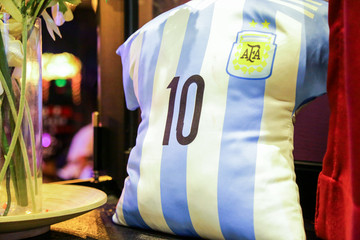 阿根廷梅西抱枕