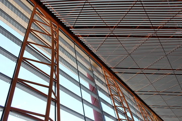 首都机场航站楼建筑玻璃