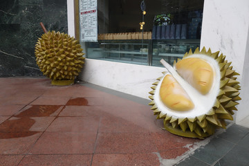 榴莲雕塑