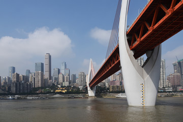 重庆东水门跨江斜拉索大桥