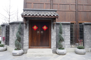 中式大门