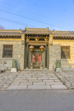 中式宅院大门