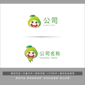 幼儿园LOGO水果logo