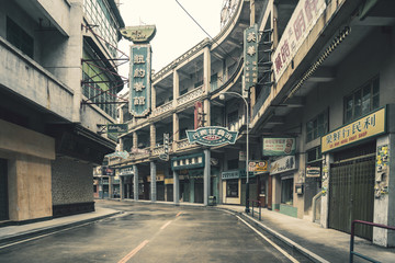 老香港街道店铺