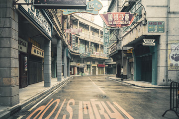 香港街道店铺招牌
