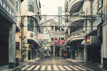 香港老建筑街景
