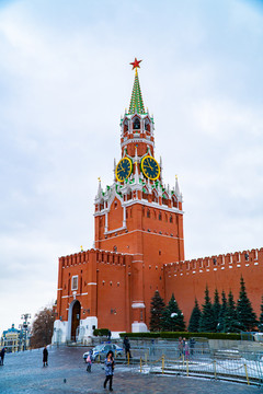 俄罗斯莫斯克林姆林宫冬天素材