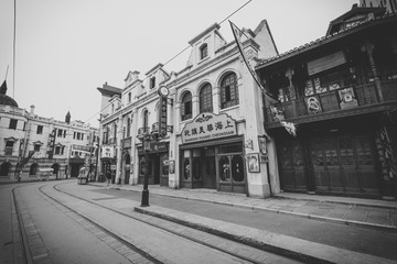 老上海建筑街景