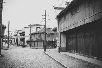 老上海建筑街景