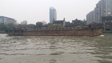 京杭大运河货船