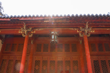 中式木门建筑