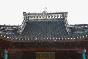 中式瓦片装饰