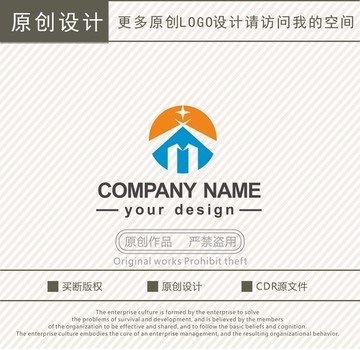 XM字母建筑公司logo