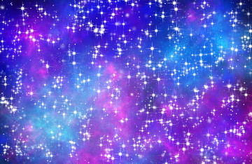 蓝紫色星空图