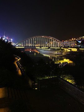 茅台镇彩虹桥夜景