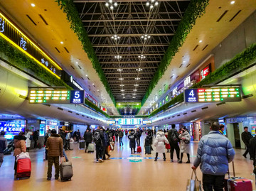 北京火车站乘客