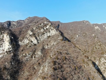 航拍箭扣山景