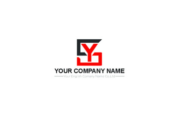 YS字母变形logo图标设计