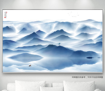 现代山水画