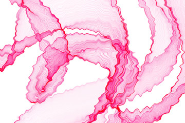 粉色波纹纹理粉色条纹曲线波浪