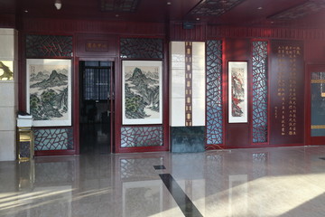 中式大厅内景