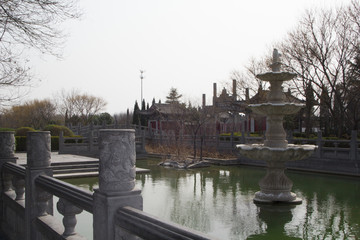 白马寺池塘
