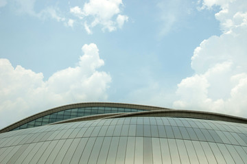 现代建筑屋顶线条