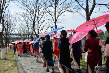 油纸伞展览