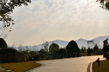 炎帝陵盆景园风景