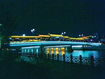 苏州平门桥夜景