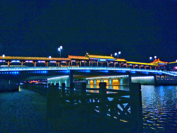 苏州平门桥夜景