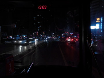 都市夜景光斑