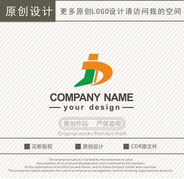 JD字母力字logo