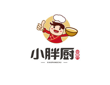 中餐吉祥物logo