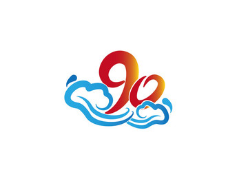 90周年logo