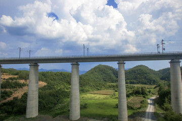 山里的高架桥
