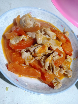 猪肉炒西红柿