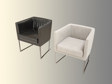 现代单人沙发max三维模型