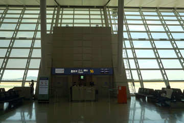 韩国首尔机场登机口