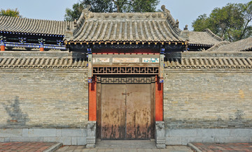 中式院门院墙