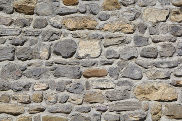 勾缝石头墙