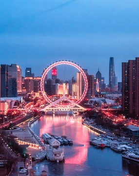 天津之眼夜景