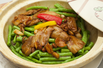 豆角五花肉