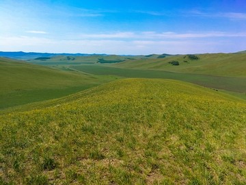 夏季山谷