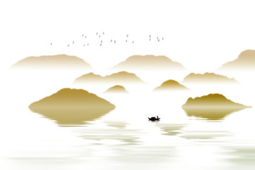 水墨山水