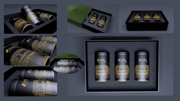 茶叶盒工程模型效果图