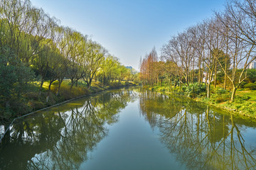 公园河道景观